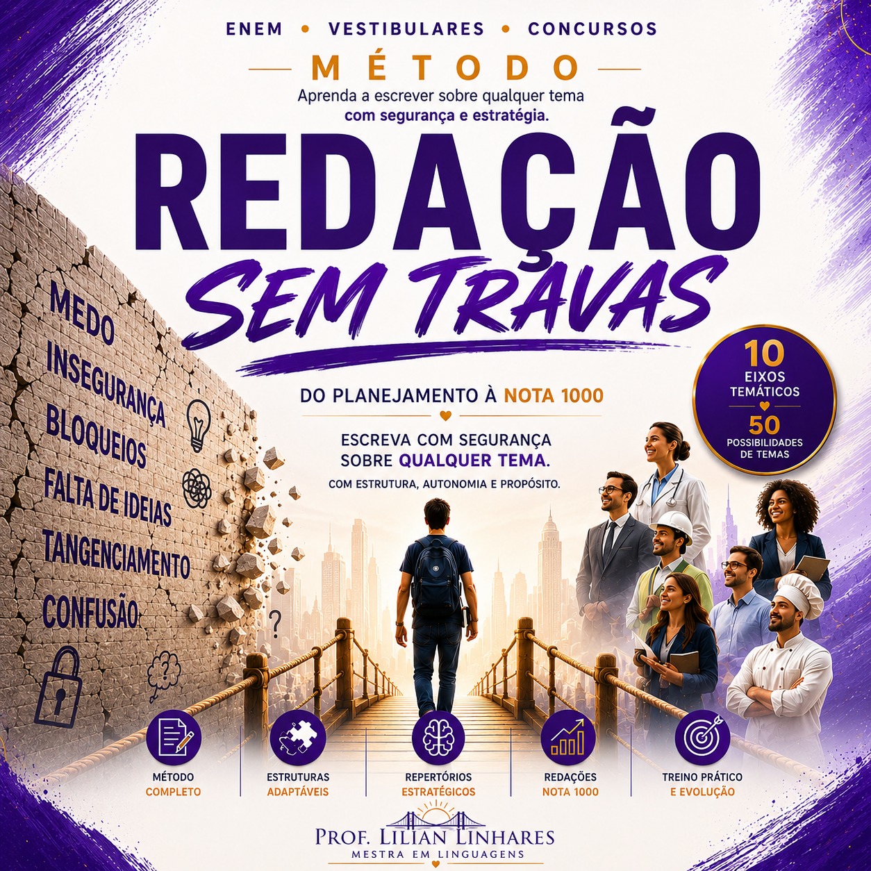 Redação Sem Travas – Prof. Lilian Linhares