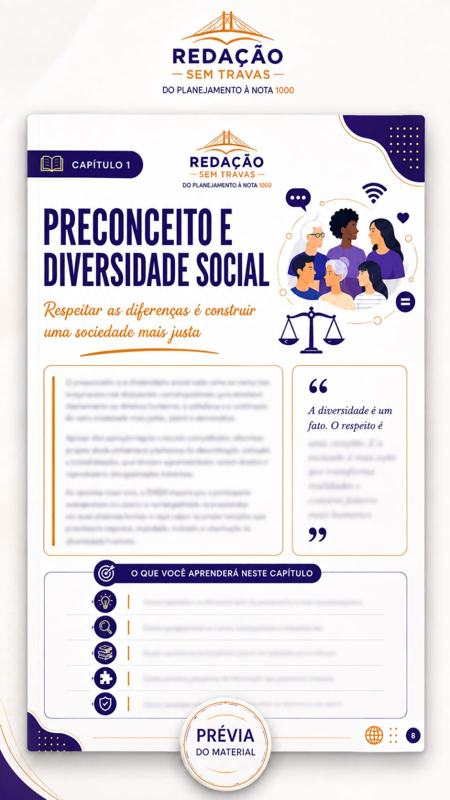 Página de repertórios e citações